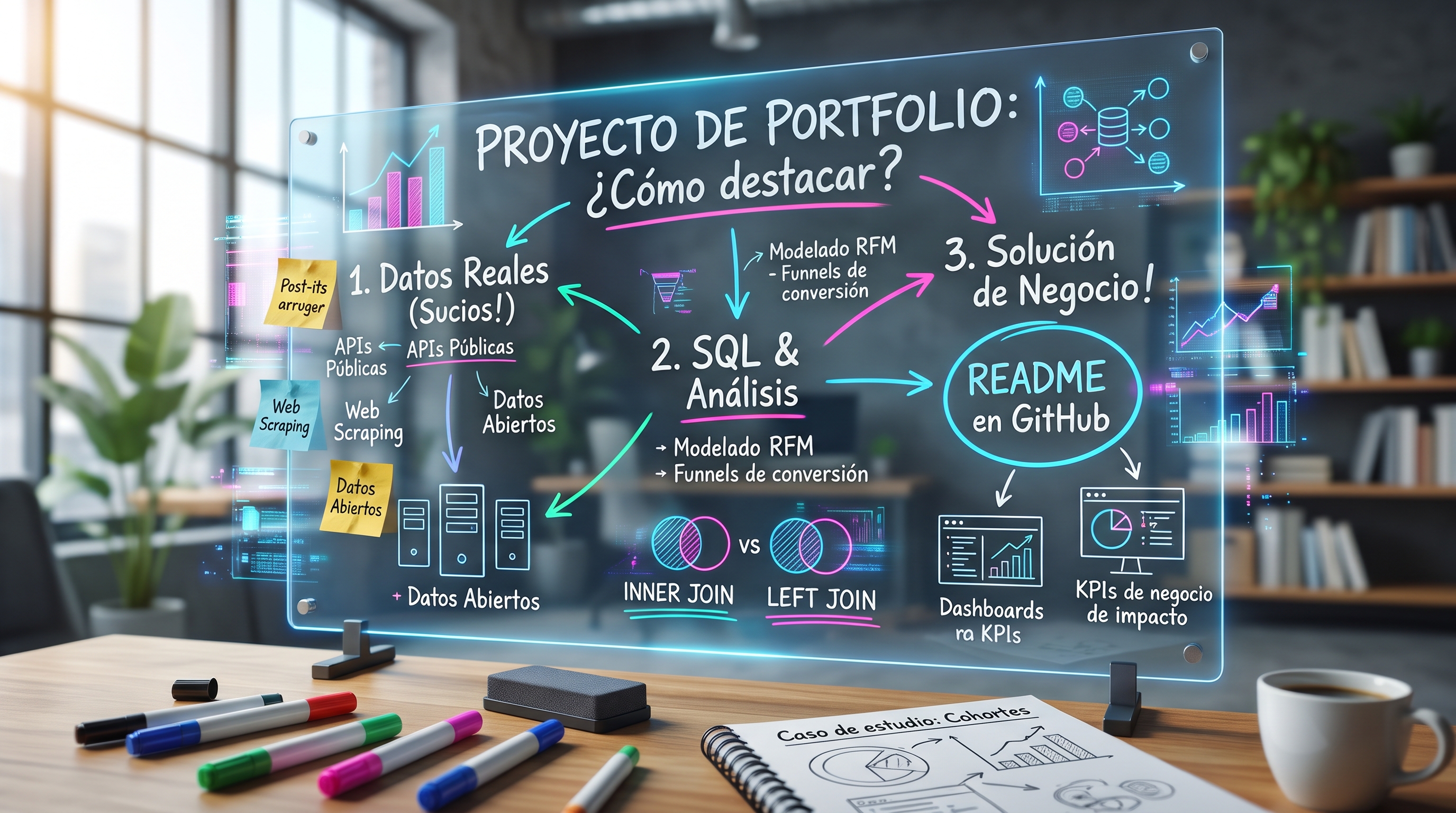 Cómo Armar Proyectos de Análisis de Datos para Destacar tu Portfolio