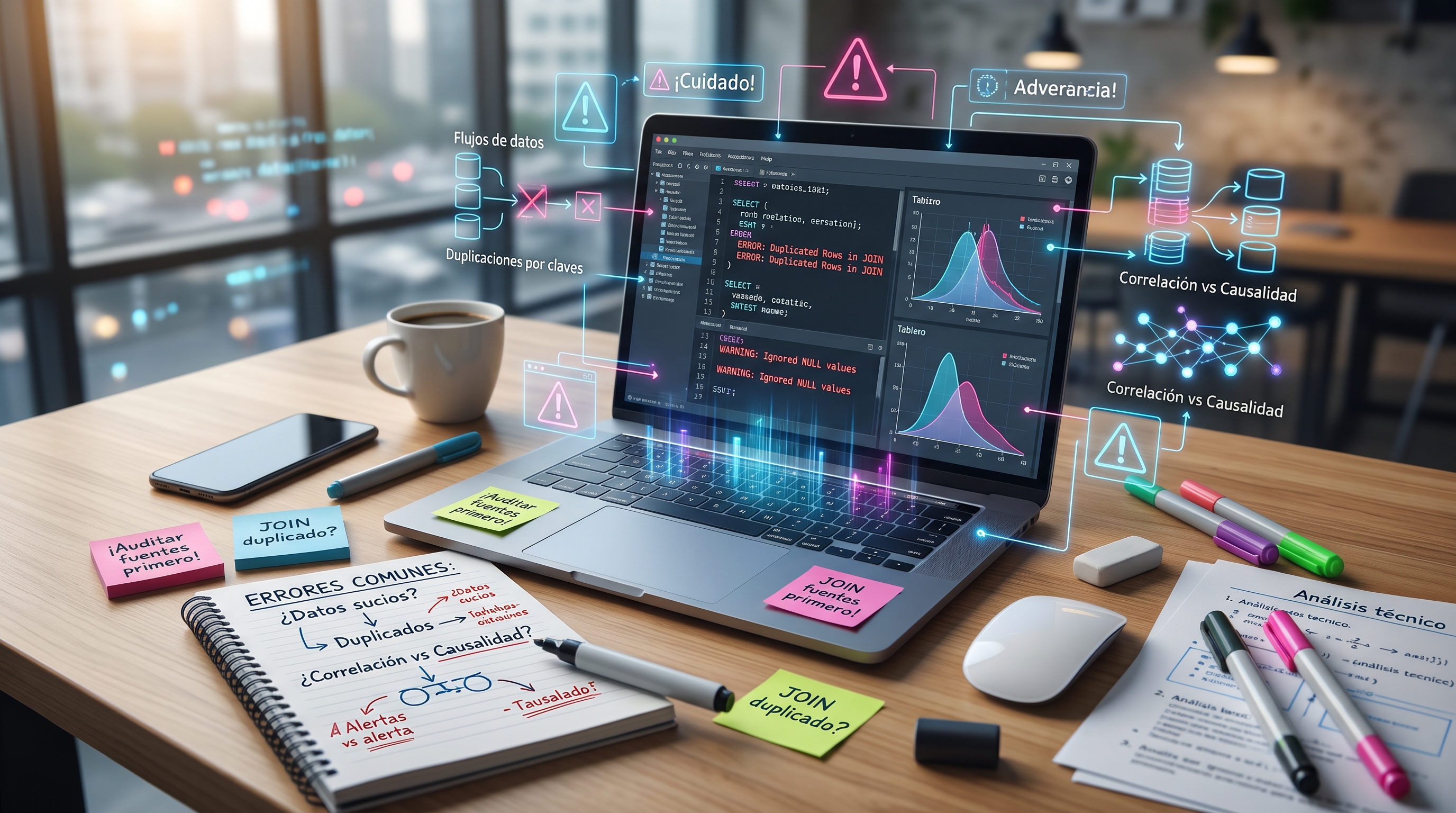 Errores Comunes en Análisis de Datos y Cómo Evitarlos al Iniciar